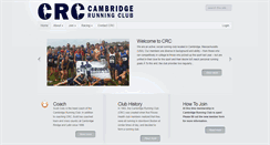 Desktop Screenshot of cambridgerunning.org