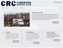 Tablet Screenshot of cambridgerunning.org